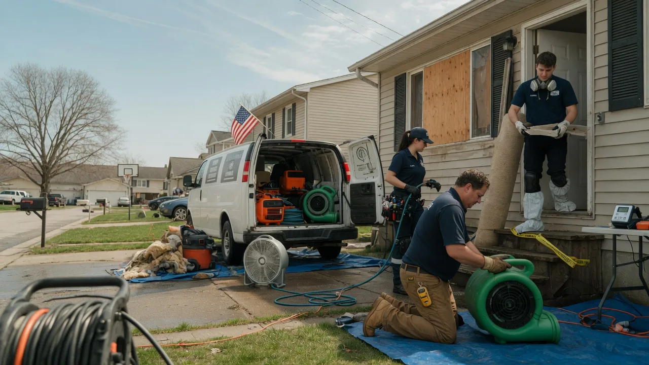 Water Damage Restoration in Kansas near me